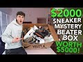 Unboxing A $2000 Box Of Mystery "Beater" Sneakers