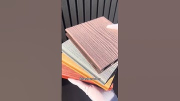 First Genetation Square Hole decking #wpc #wpcfence #compositedecking #Hoyeah