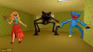 Chased From Catnap, Huggy Wuggy, Miss Delight inBackrooms! Garry's Mod!