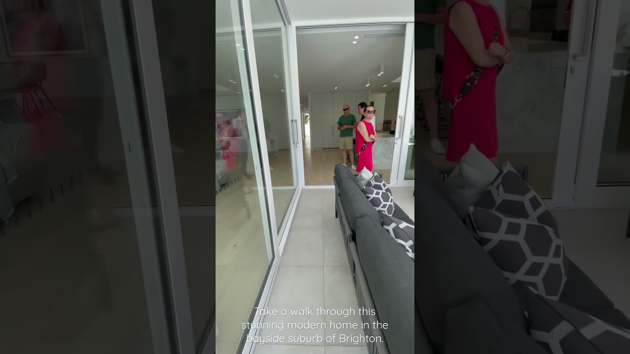 This stunning modern contemporary home in the bayside suburb of Brighton. Sold for circa 6 million.