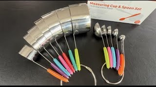 Famous AWESOME color coded measuring set   great for bad eyes! Wealth