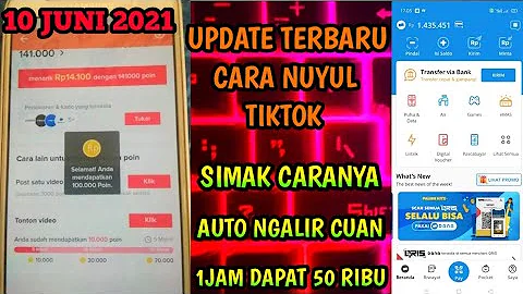 CARA NUYUL TIKTOK ORI SETELAH UPDATE 100% BERHASIL...