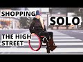 ♿️SHOPPING SOLO ON THE HIGH STREET IN MY WHEELCHAIR