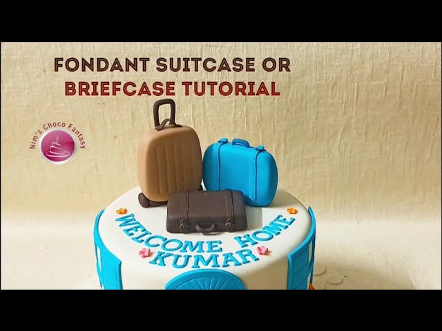 LOUIS VUITTON Suitcase Cake  Suitcase cake, Birthday cake for him