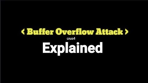Buffer Overflow Attack Explained | How to Prevent Buffer Overflow Attack
