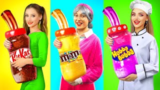 Me Vs Grandma Cooking Challenge  Kitchen Genius Hack By Turbo Team