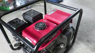 HONDA EG1200 発電機のレストア - YouTube