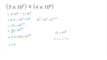 Standard Form - How to Multiply and Divide Numbers written in Standard Form part 2 of 2