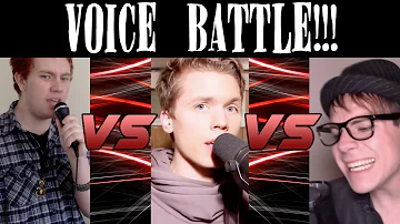 VOICE BATTLE!!! Black Gryph0n VS Cheeseman Entertainment vs RoomieOfficial