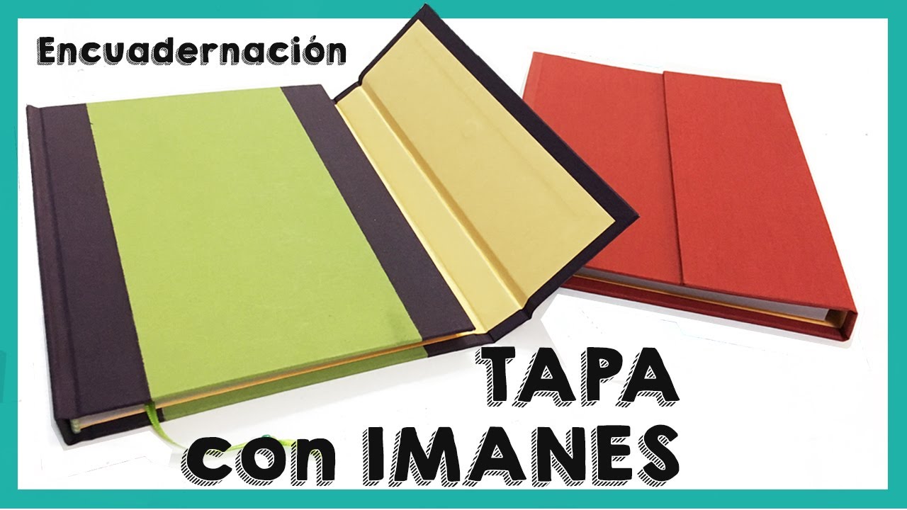 👉 Cómo Hacer una TAPA con SOLAPA MAGNÉTICA [Tutorial de Encuadernación PASO a PASO ]