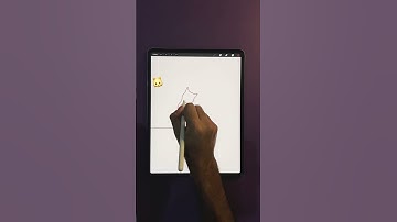 Minimal one line drawing using iPad pro and Procreate