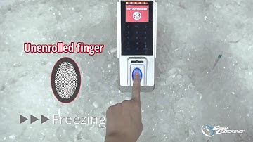 Easy Clocking EC700 Fingerprint Time Clock Demonstration - Freezing & Wet
