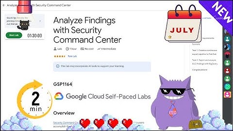 Analyze Findings with Security Command Center  | #2025 | #GSP1164 |#qwiklabs |Solution
