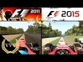 F1 2011 Vs F1 2015 Monza