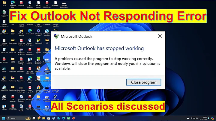 Outlook Not Responding issue [Solved] 2025