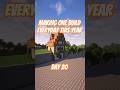 making one build everyday this year #minecraft #minecraftbuilding #minecrafttutorial #hermitcraft