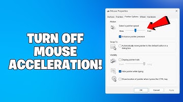 How To Turn Off Mouse Acceleration - Windows 11 & 10 - NEW 2025🖱️