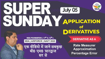 Rate Measurer, Approximation & Percentage Error | SUPER SUNDAY by BM BHARDWAJ