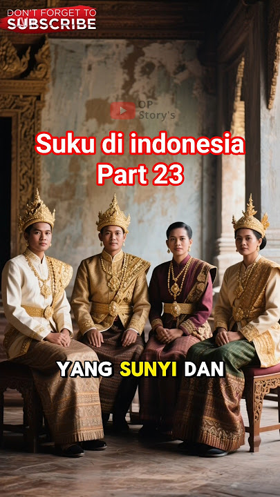 Suku dan budaya nusantara part 23 #sukuadatindonesia #budaya #nusantara #ragambudaya #short