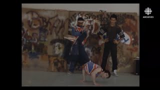 Compétition de «break dance» en 1984