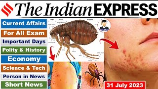 31 July 2023 Indian Express Newspaper Analysis | Daily Current Affairs | The Hindu Analysis