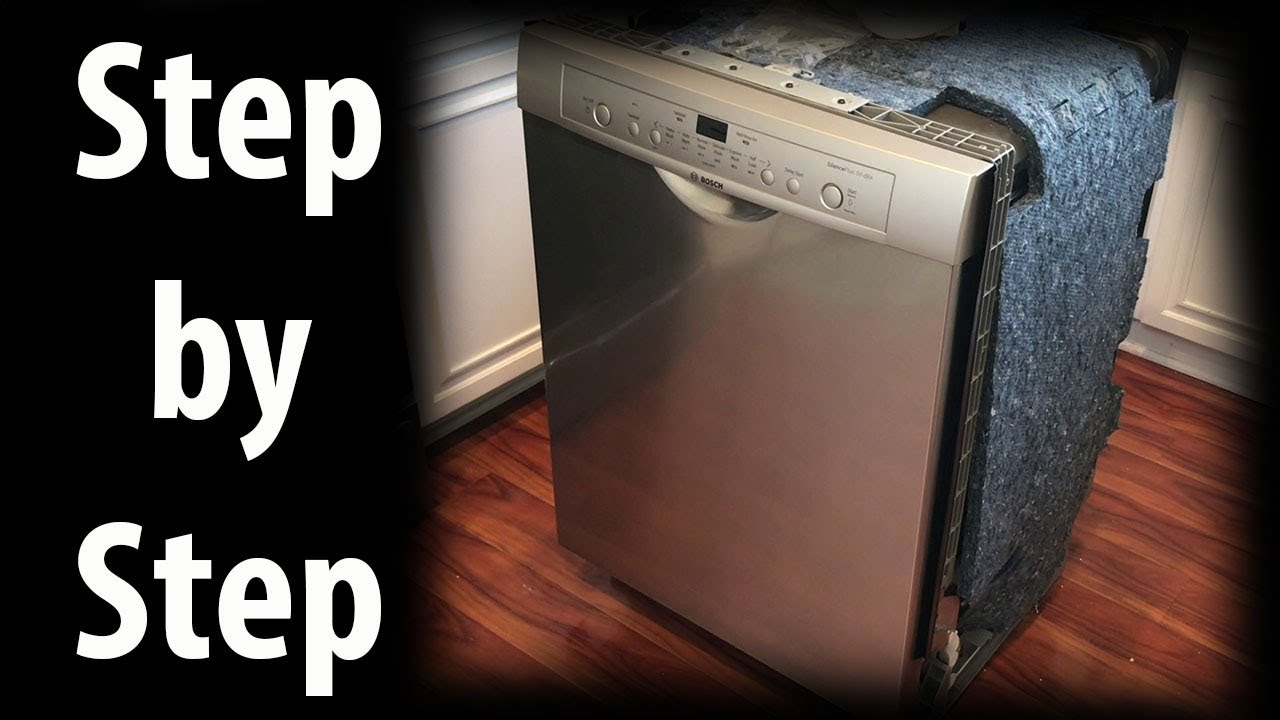 How to Install a Dishwasher Step Step - It's Easy! - YouTube