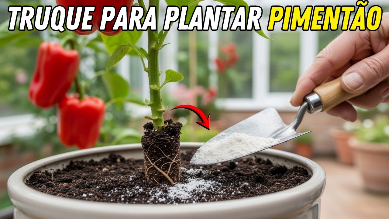 O Truque Que Faz Pimentão Produzir Até No Frio (Testei e Funciona)