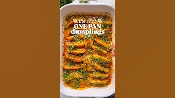 One Pan Dumplings: Click the link in my bio and then select the photo to get the recipe ❤️