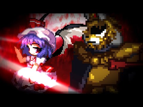 Asgore(γ’γΊγ΄γ’) VS Remilia(γ¬γγͺγ’)γSprite Animationγ