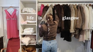 life in glasgow | thrifting, chill days & superbowl sunday