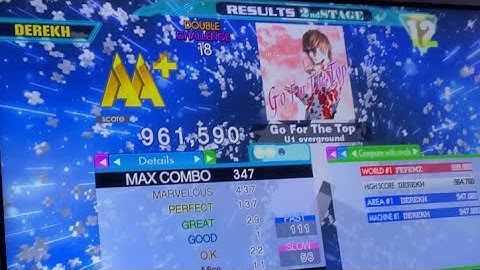 [DDR A20+] DEREKH plays Go For The Top CDP (961590)