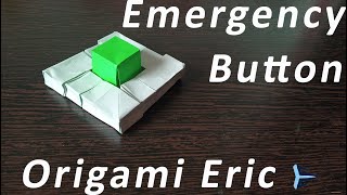 Origami Button ⏹ Emergency Button Fidget Toy