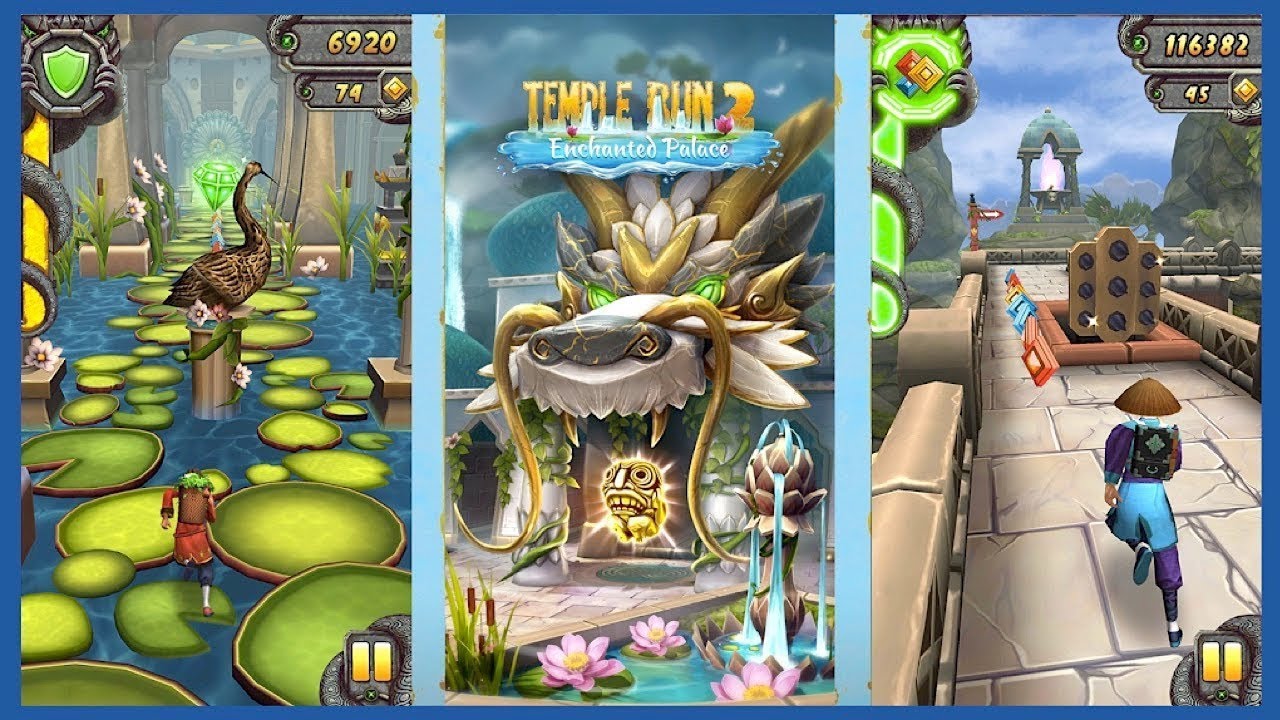Temple Run 2 Enchanted Palace Gameplay 12 lakh Score 