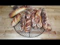 Tutorial on how to make the most fool-proof, delicious and easy Sourdough Baguette recipe