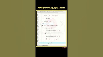 Print Yacht using Star Pattern in C Programming | Logical | Programming Eye | #Short