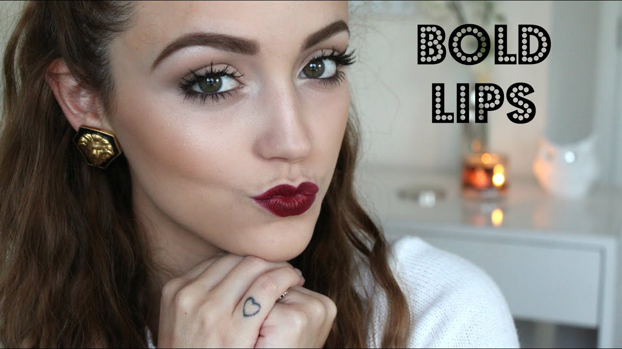 Thanksgiving Makeup Tutorial Bold Lips YouTube