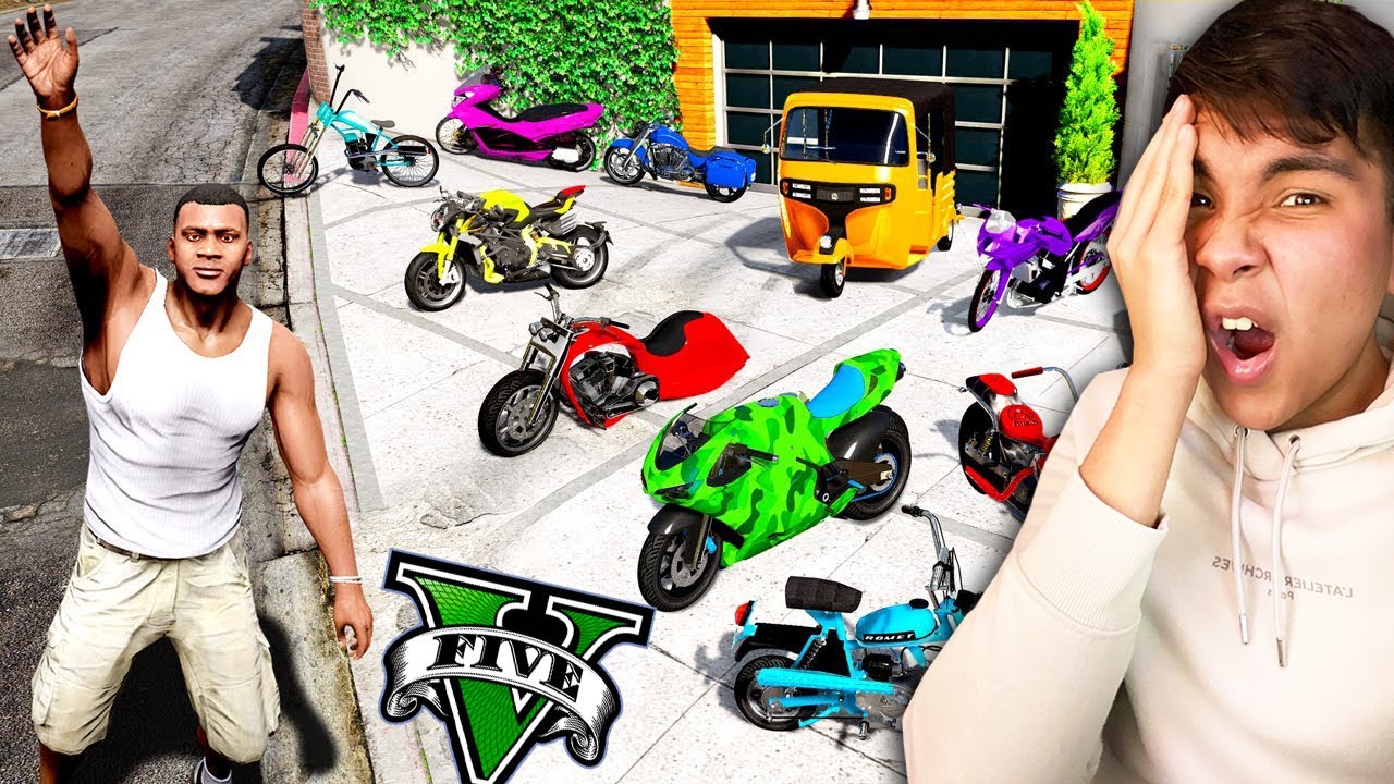 ROBANDO MOTOS SUPER DEPORTIVAS EN GTA 5! Grand Theft Auto V GTA V
