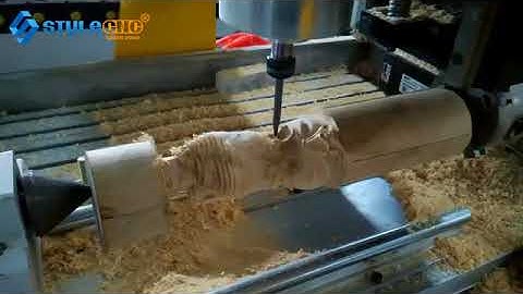 cnc router 6090 4axis working video