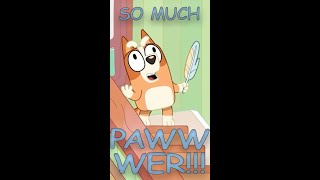 Bingo goes mad with “PAWer”! #bluey #funny #shorts