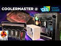 Ces 2024 cooler master  cases watercooling heatsinks monitors and psus
