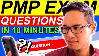 PMP Exam Questions 2024 SOLVED in 10 MINUTES! | PMP Exam Prep 2024 | PMP Questions Practice