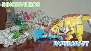 Mostrando Todos Os Dinossauros De Papercraft