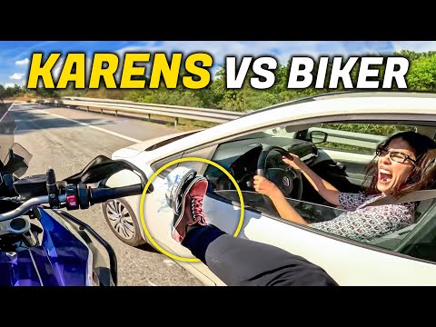 Karen Gets Instant Karma | Epic x Crazy Motorcycle Moments 2024 30