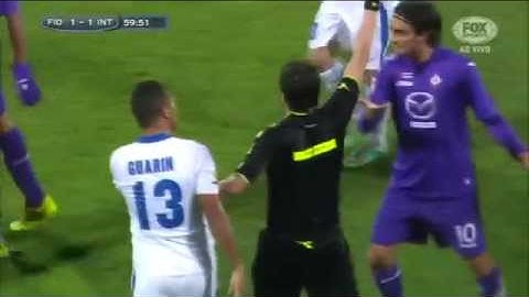 Guarin y cuadrado se pelean en partido