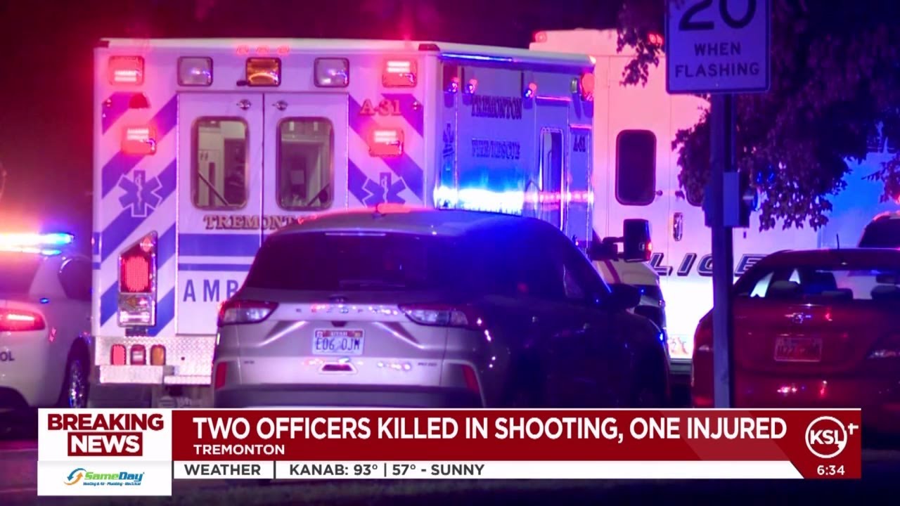 2 officers killed, 1 injured in Tremonton shooting