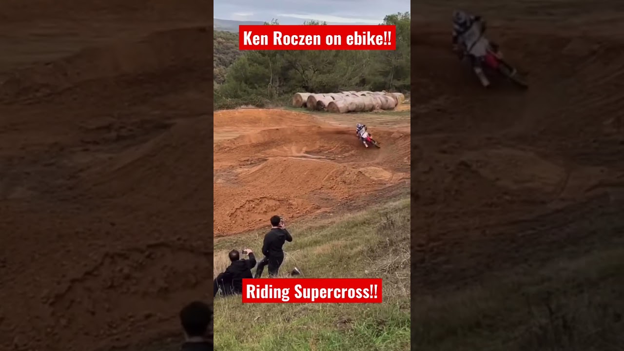 Ken Roczen on Stark Varg driving Supercross!