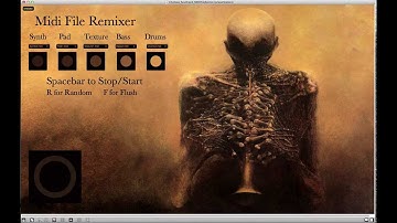 Max/MSP: MidiStems Remixer
