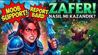 TOKSİK ASHE ÇILDIRDI! Bard Aldım Diye Linç Yedim | Sıfırdan Zirveye LoL #13
