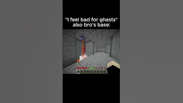 "I feel bad for ghasts" #shorts #viral #minecraft #minecraftshorts #minecraftshort #subscribe