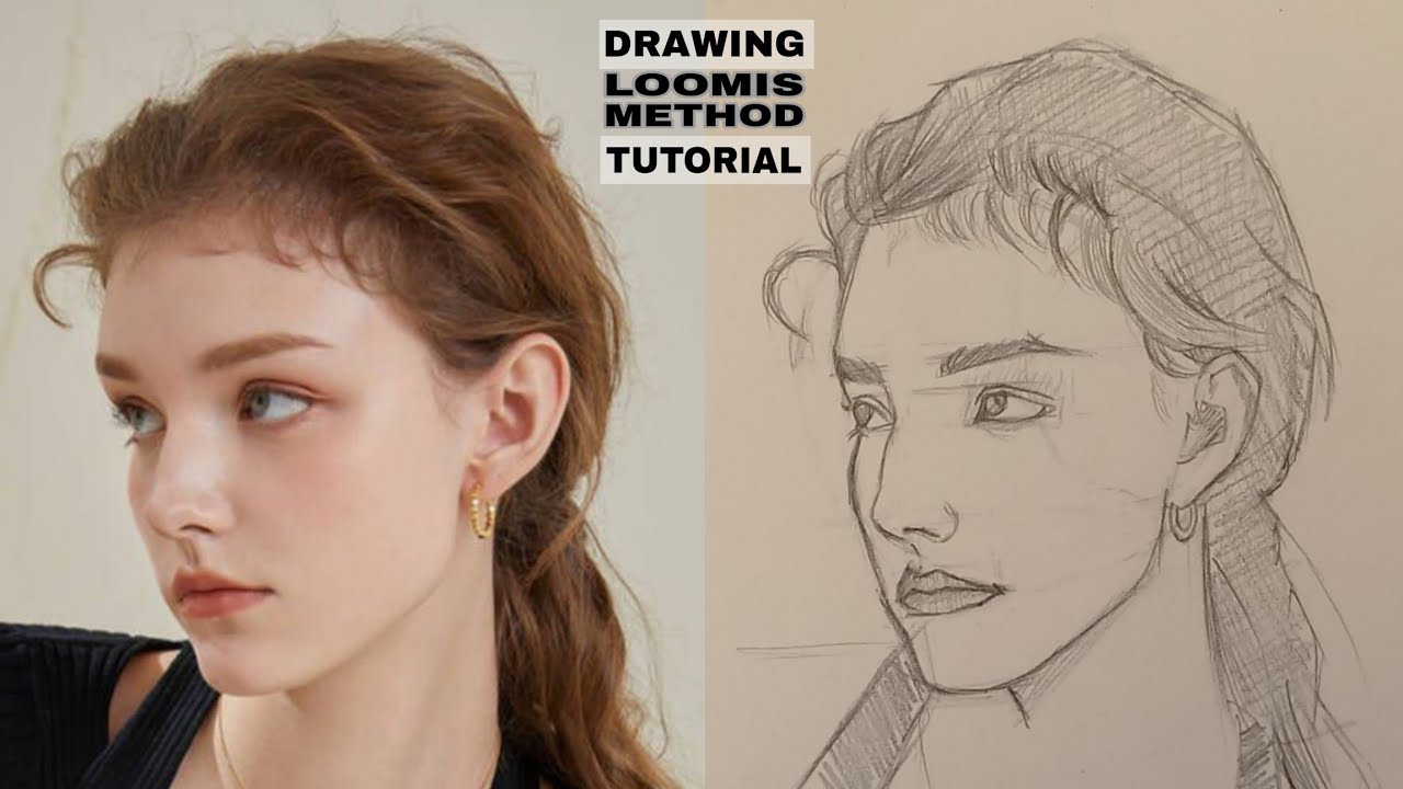 Loomis method tutorial for beginners #loomismethod #drawing #howtodraw ...